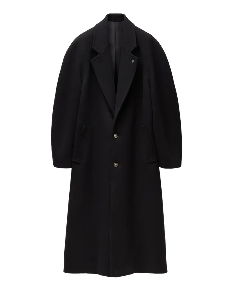 Versace cavalry-wool coat - Schwarz Schwarz