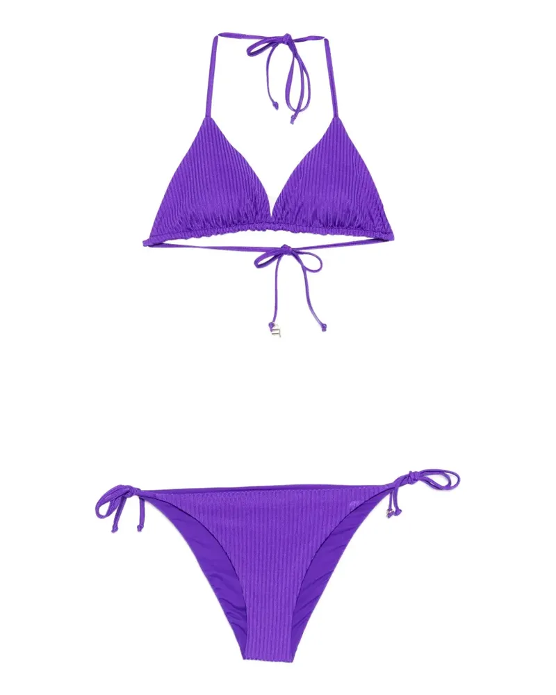 FISICO-Cristina Ferrari ribbed-knit bikini - Violett Violett