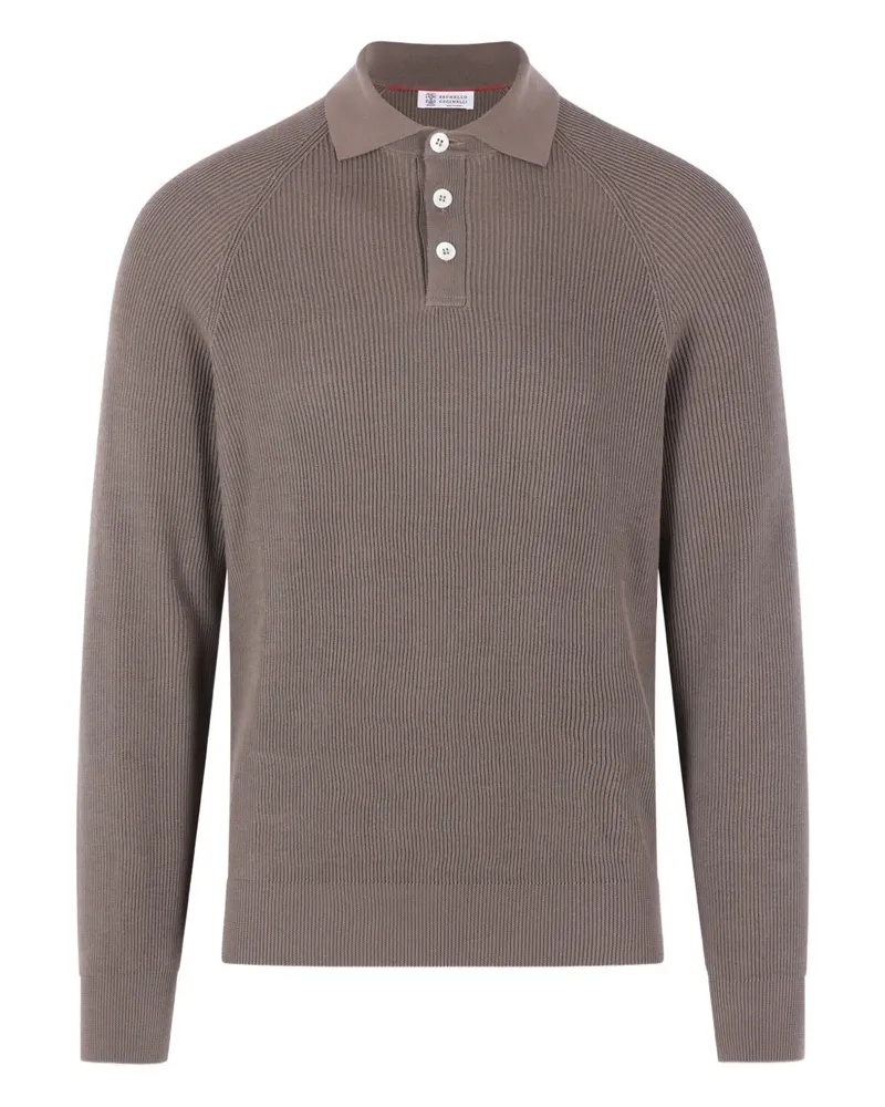 Brunello Cucinelli buttoned polo shirt - Braun Braun