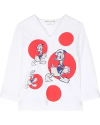 Comme des Garçons T-Shirt mit Disney-Print Weiß