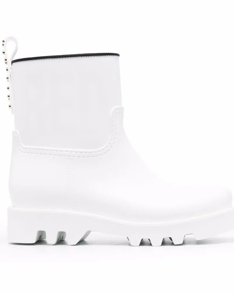 RED Valentino Stiefel mit Nieten - Weiß Weiß