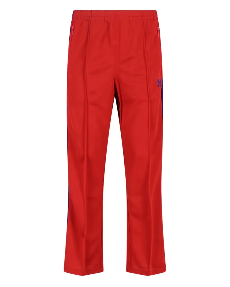 NEEDLES logo-detail side-stripe track pants - Rot Rot