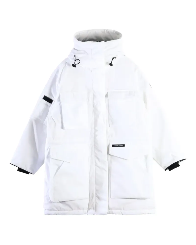 Canada Goose Erie Kapuzenmantel mit Taschen - Weiß Weiß