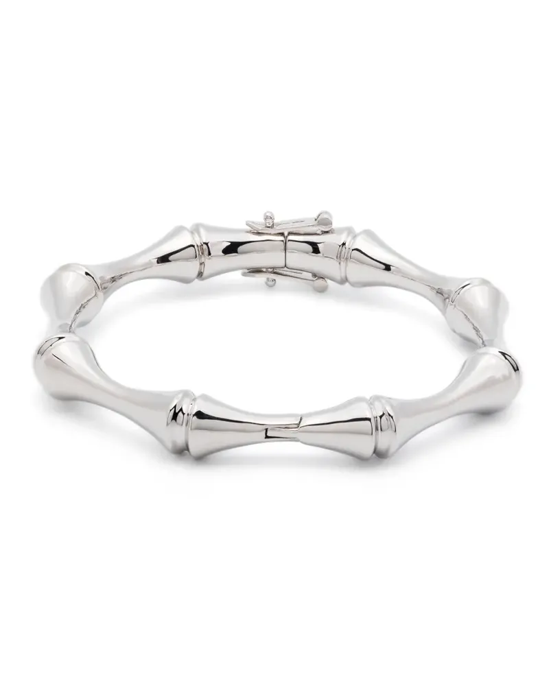 Eddie Borgo Bambu bangle bracelet - Silber Silber