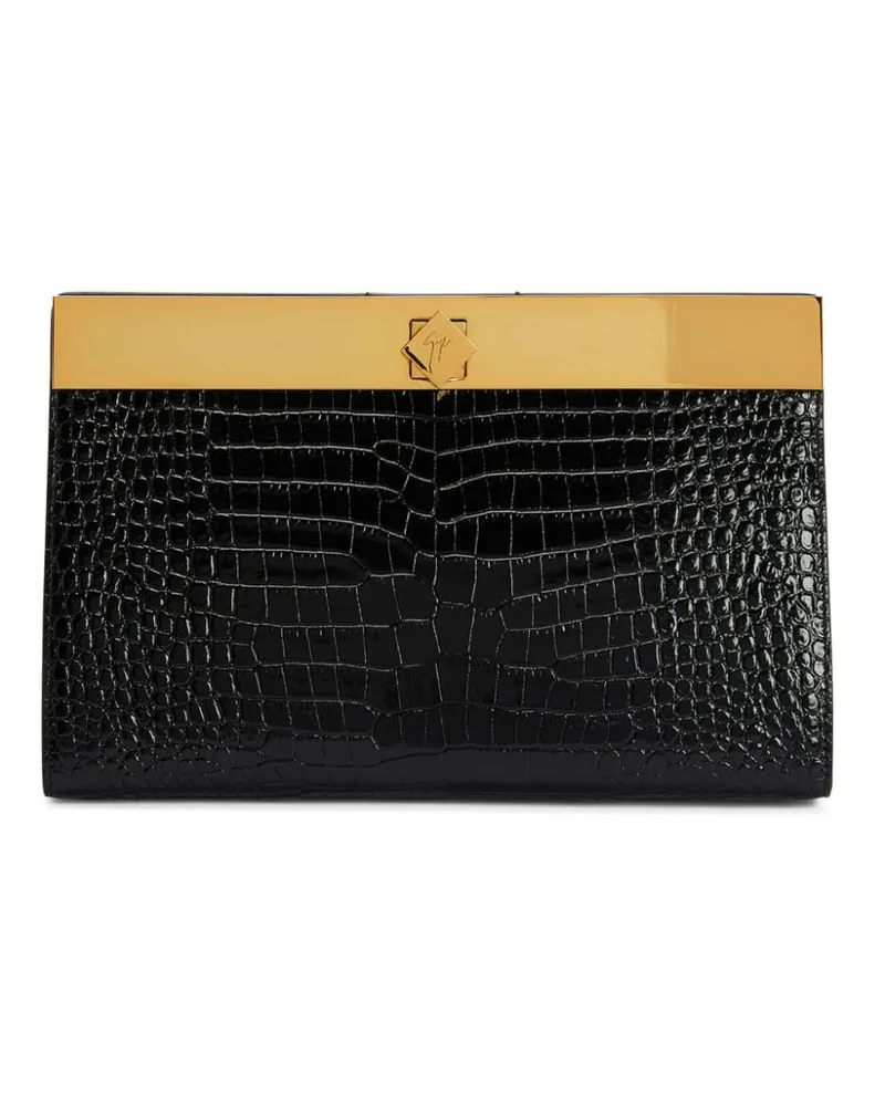 Giuseppe Zanotti Tanaya Clutch - Schwarz Schwarz