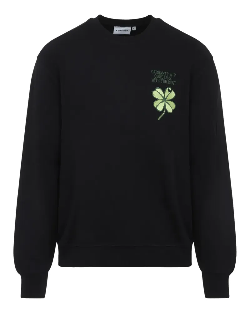 Carhartt WIP Clover embroidered sweatshirt - Schwarz Schwarz
