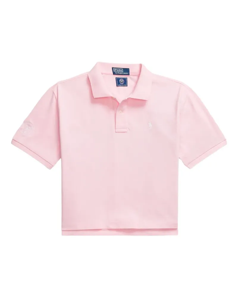 Ralph Lauren Cropped-Poloshirt - Rosa Rosa