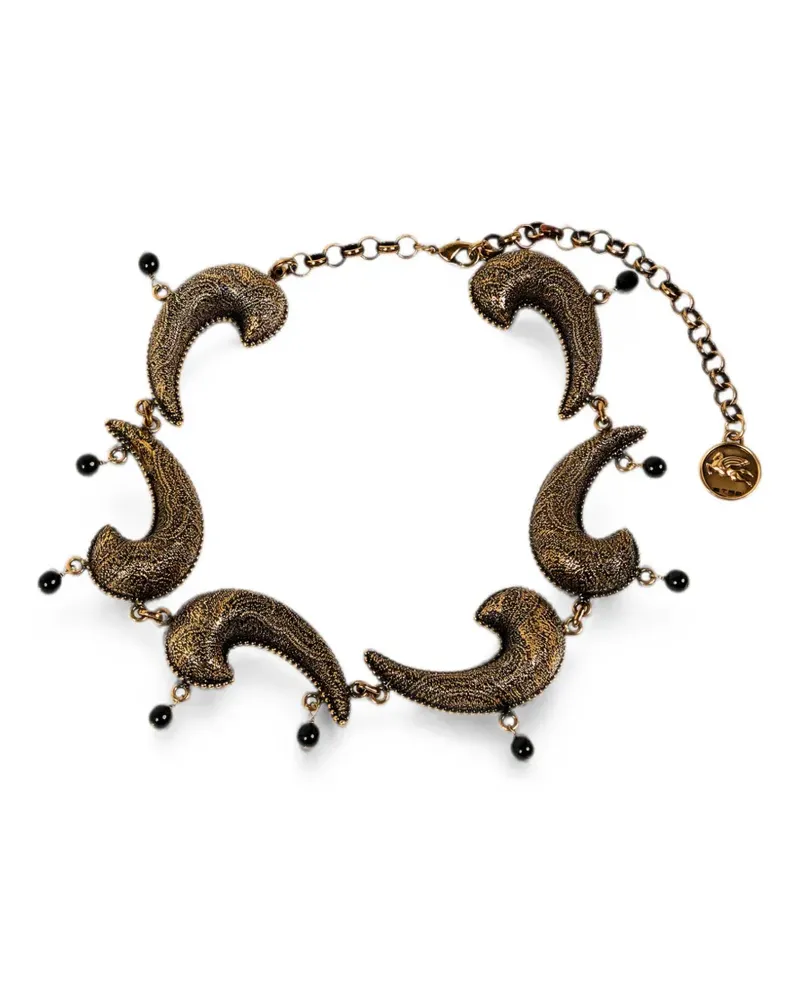 Etro choker necklace with Arnica Paisley - Gold Gold