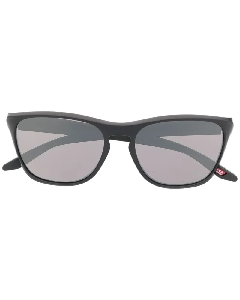 Oakley Sonnenbrille mit eckigem Gestell - Schwarz Schwarz