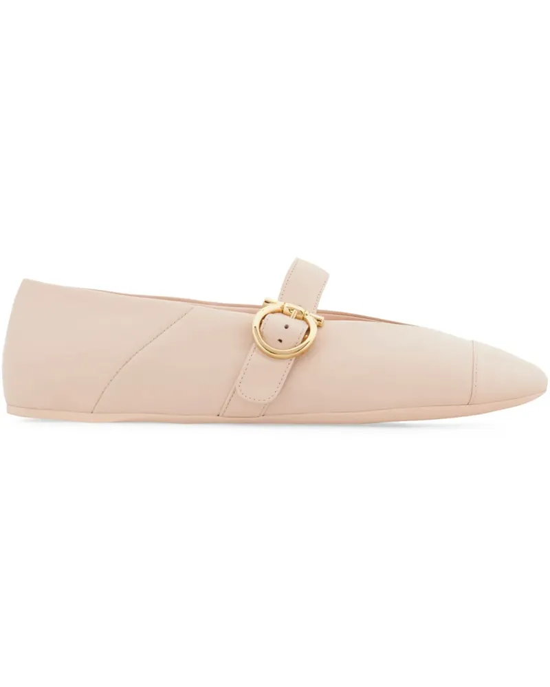 Ferragamo Ballerinas mit Gancini-Schnalle - Rosa Rosa