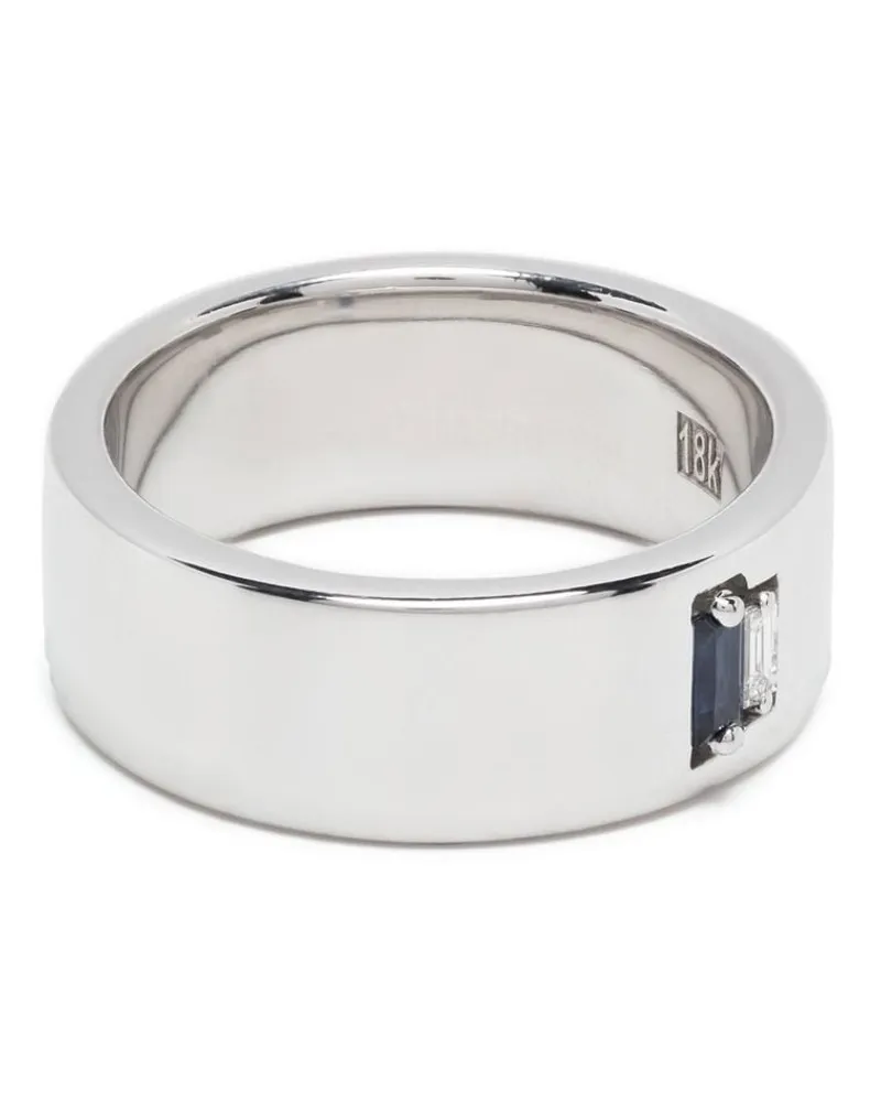Suzanne Kalan 18kt Weißgoldring mit Edelsteinen - Silber Silber