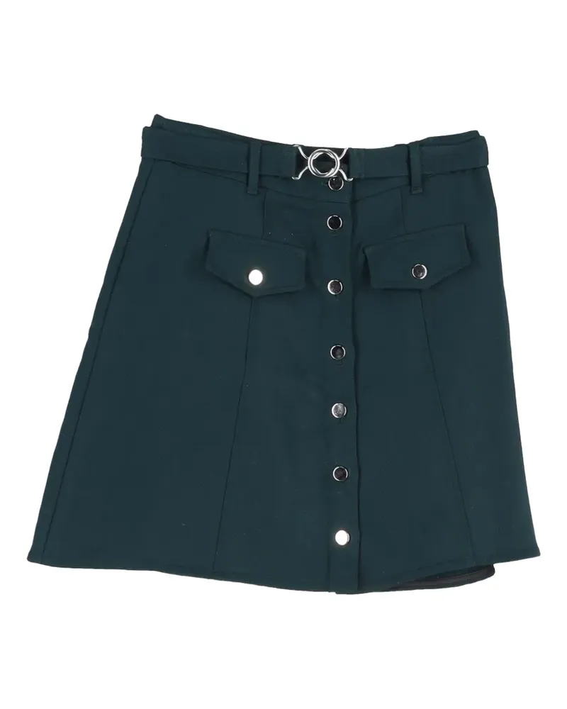 Maje Minirock mit Knöpfen - Grün Grün
