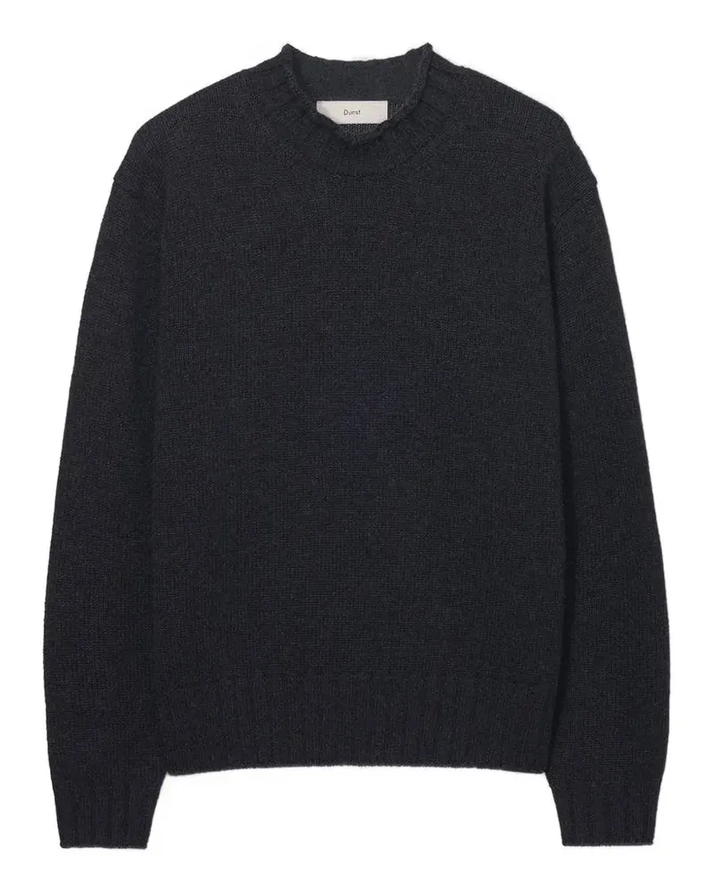 Dunst Pullover mit gerippten Details - Schwarz Schwarz