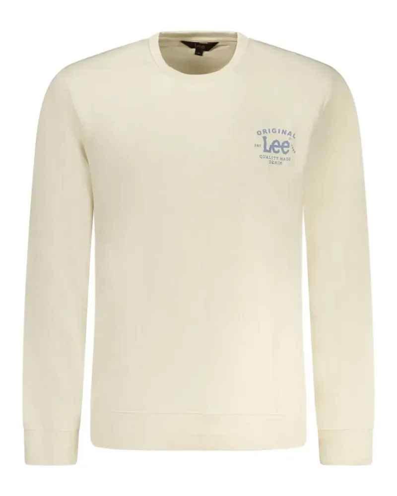 Lee logo-print crew-neck sweatshirt - Nude Nude