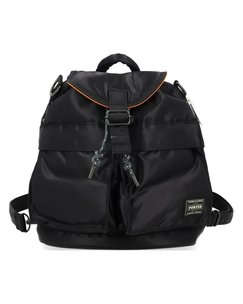 PORTER-YOSHIDA & CO Tanker buckle-fastening backpack - Schwarz Schwarz