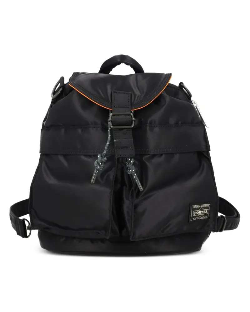 PORTER-YOSHIDA & CO Tanker buckle-fastening backpack - Schwarz Schwarz