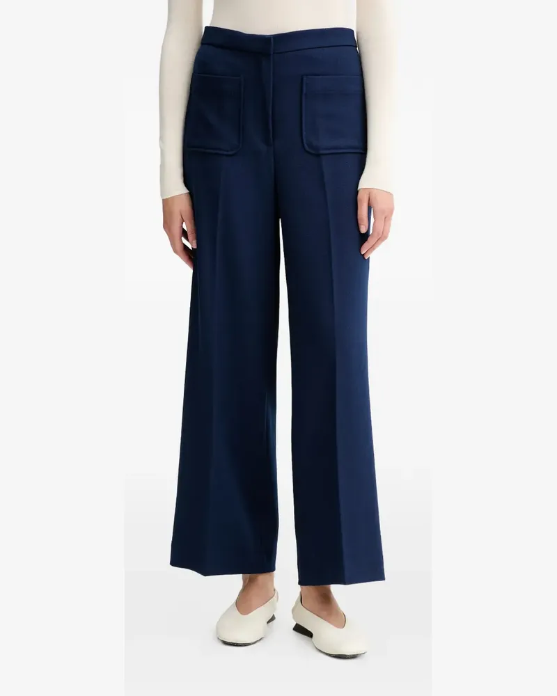 Sessùn cropped flared trousers - Blau Blau