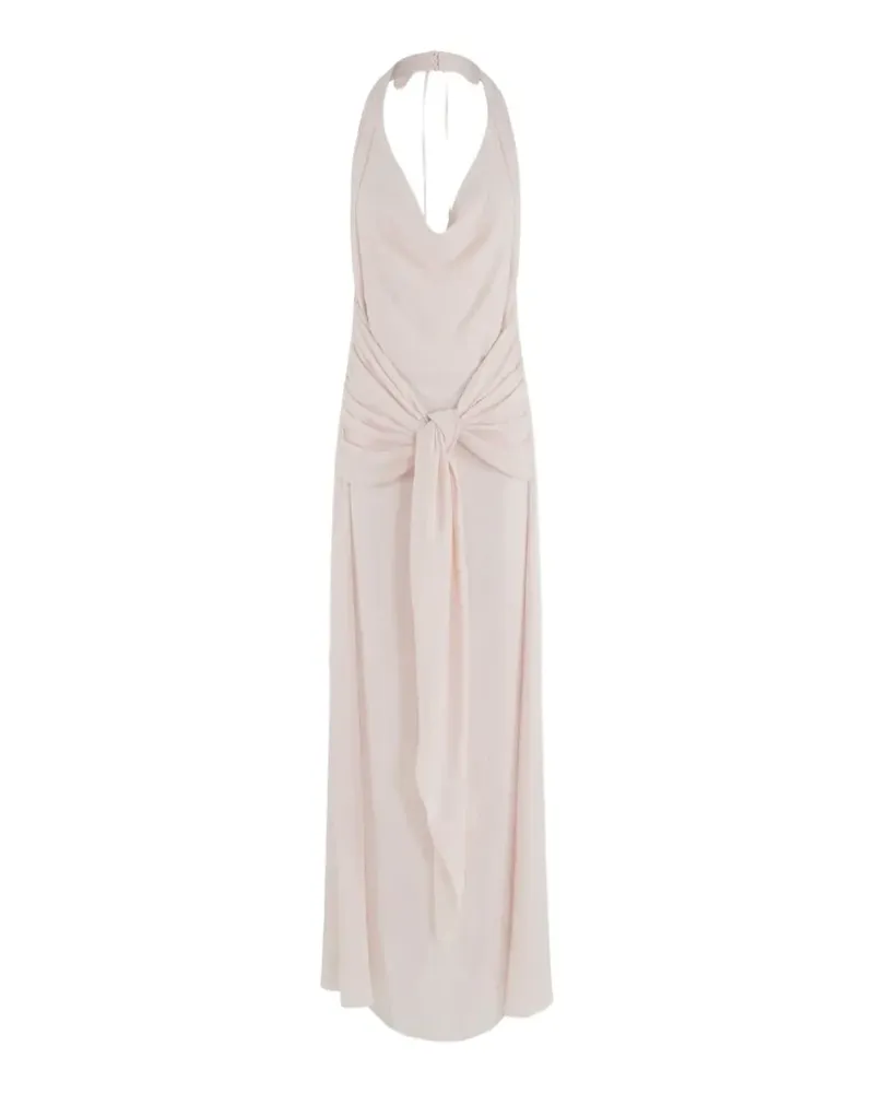 Federica Tosi halter-neck maxi dress - Rosa Rosa