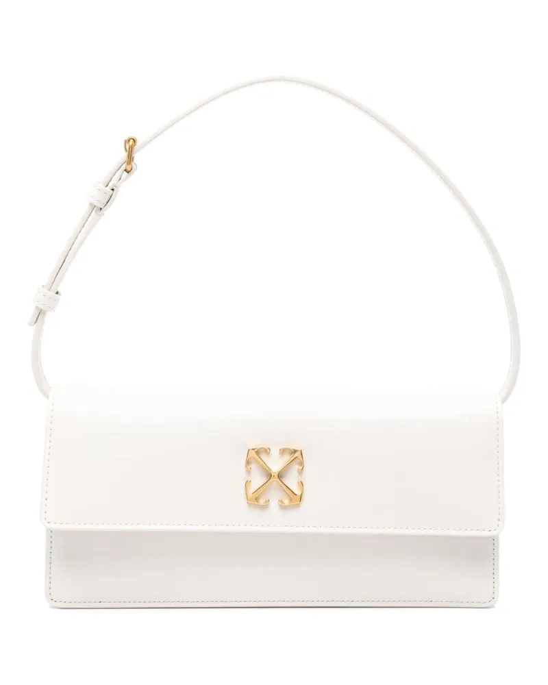 OFF-WHITE Jitney 1.0 Schultertasche - Weiß Weiß