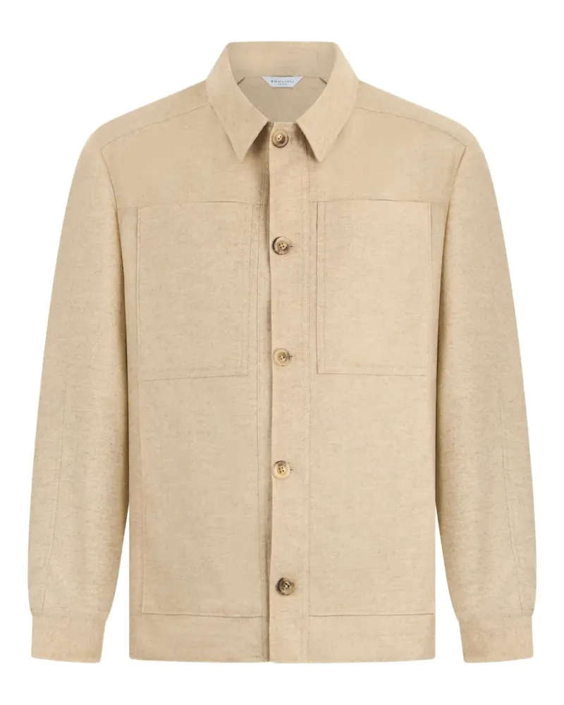 Boglioli Jacke mit aufgesetzten Taschen - Nude Nude