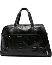 Diesel Reisetasche mit Logo-Prägung Schwarz