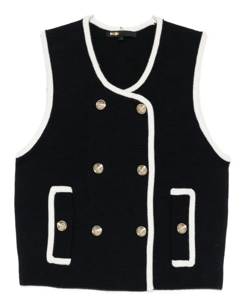 Maje button-fastening vest - Blau Blau