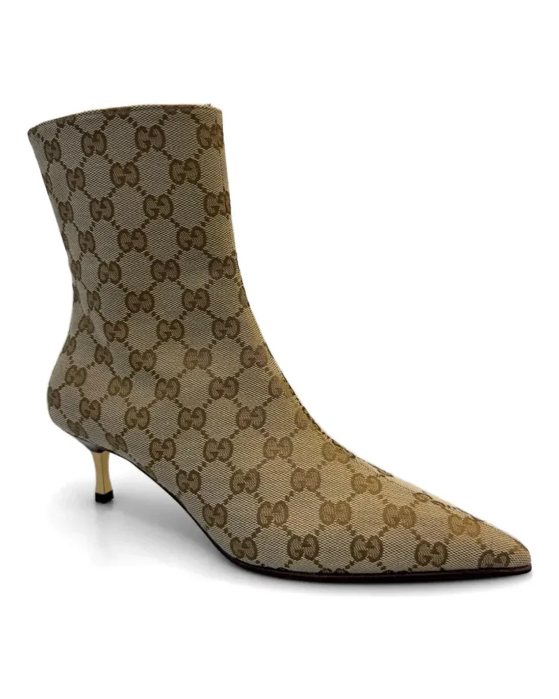 Gucci Pumps mit Monogrammmuster - Nude Nude