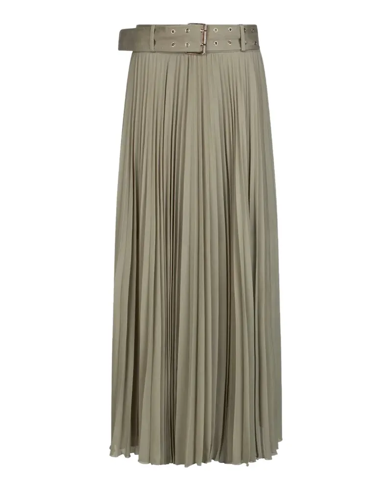 Liu Jo pleated belted maxi skirt - Grün Grün