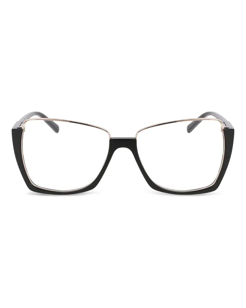 Karl Lagerfeld Brille mit Cat-Eye-Gestell - Schwarz Schwarz