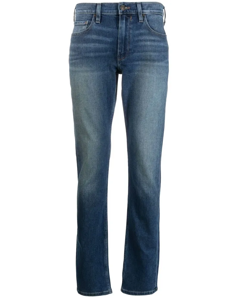 Paige Lennox Markley Slim-Fit-Jeans Blau