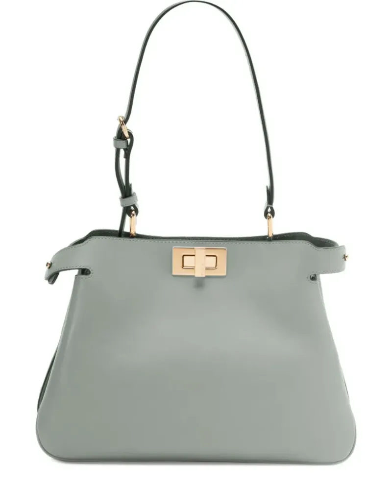 Fendi Peekaboo Schultertasche - Grau Grau