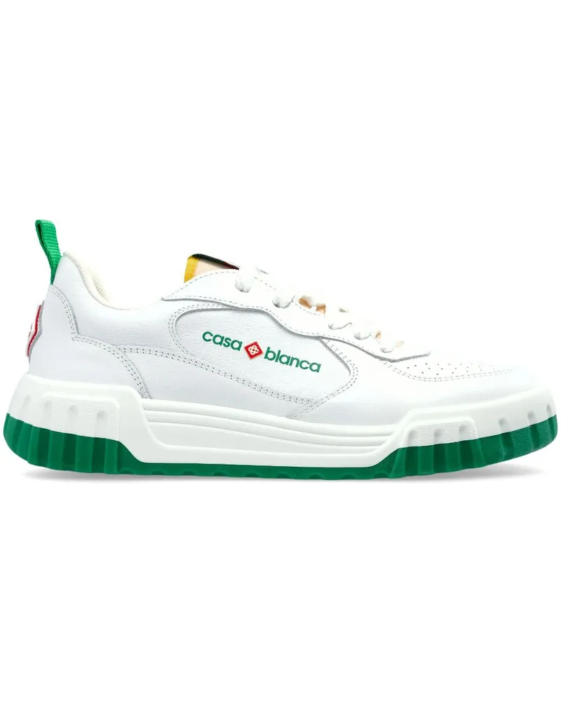 Casablanca Paris Sneakers mit Logo-Print - Weiß Weiß