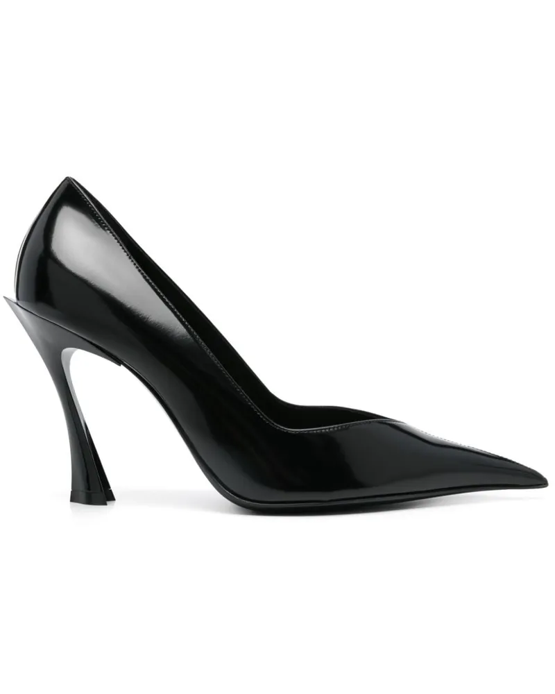 Thierry Mugler Classic Fang Pumps 90mm - Schwarz Schwarz