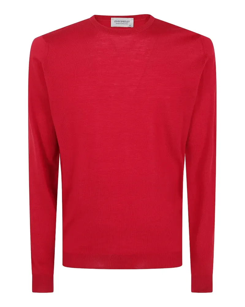 John Smedley Lundy Pullover mit rundem Ausschnitt - Rot Rot