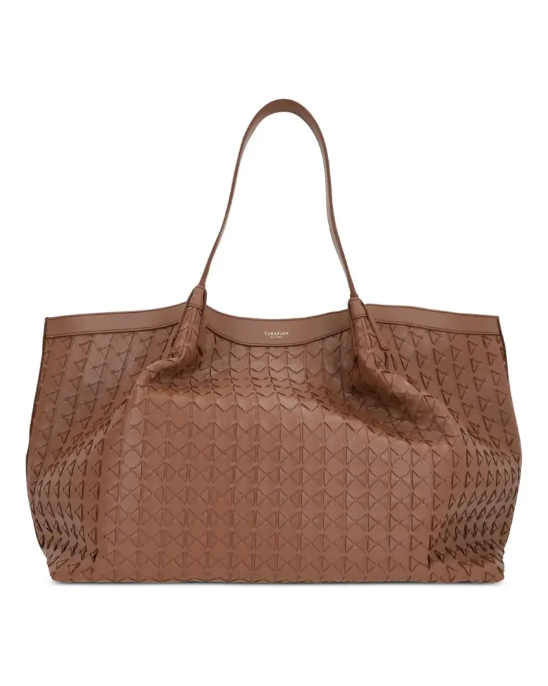 Serapian Secret Tote Bag - Braun Braun