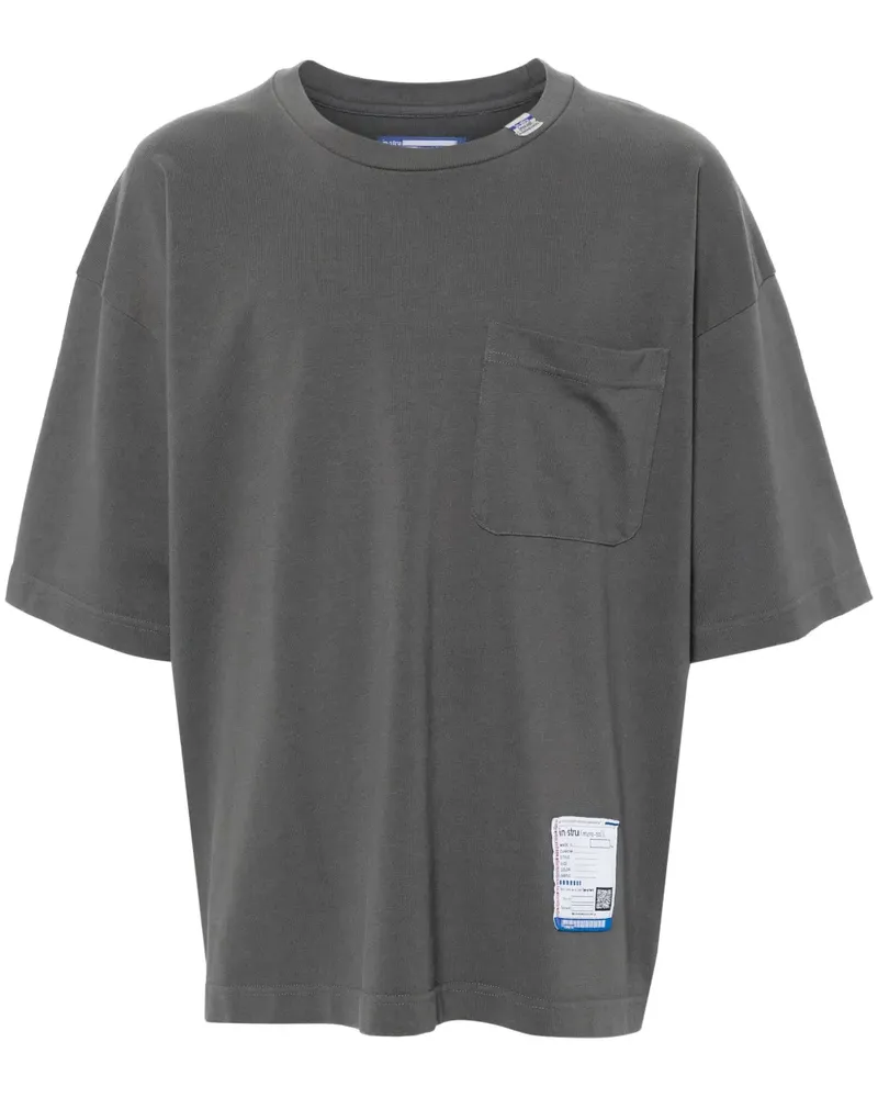 MIHARAYASUHIRO T-Shirt mit Patch-Detail - Grau Grau