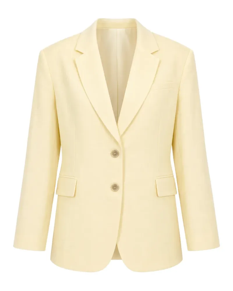 Semicouture single-breasted tailored jacket - Gelb Gelb