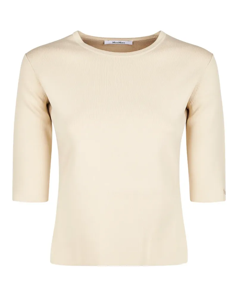 Max Mara Pure Stretch T-shirt - Nude Nude