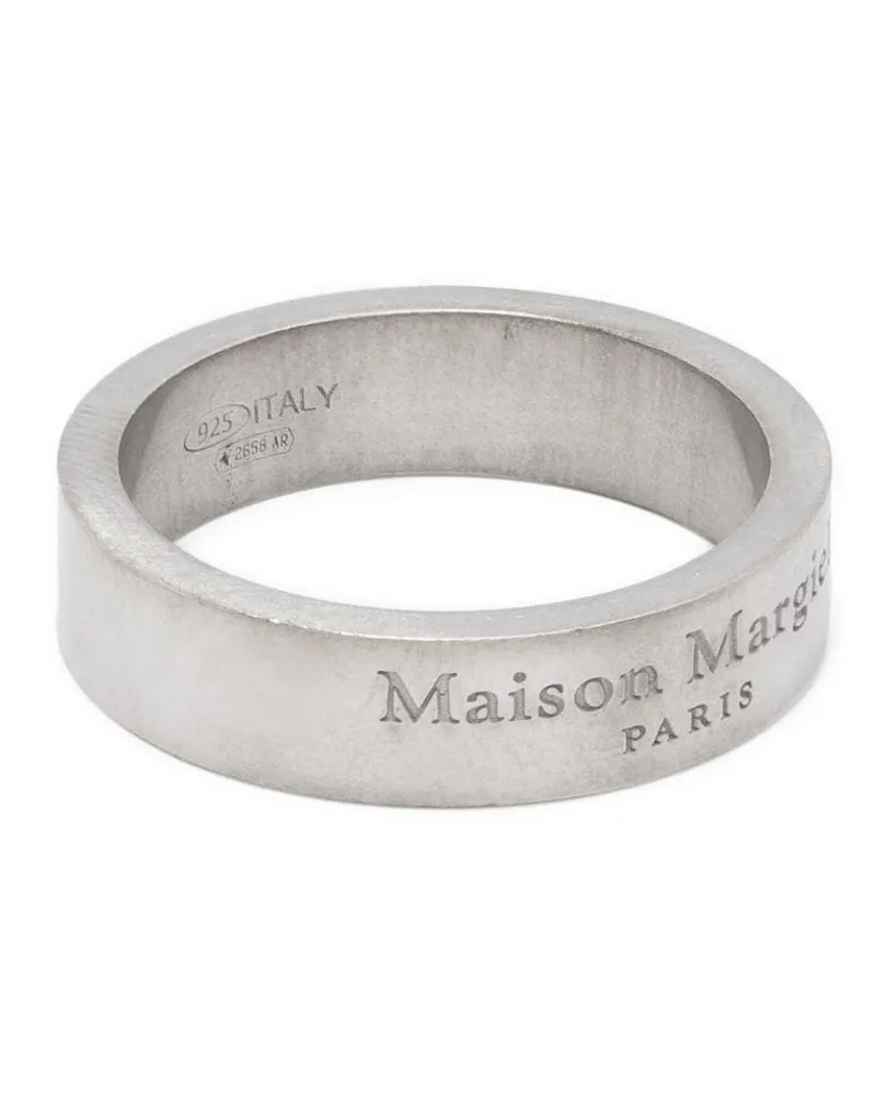 Maison Margiela Ring mit Logo-Gravur Silber