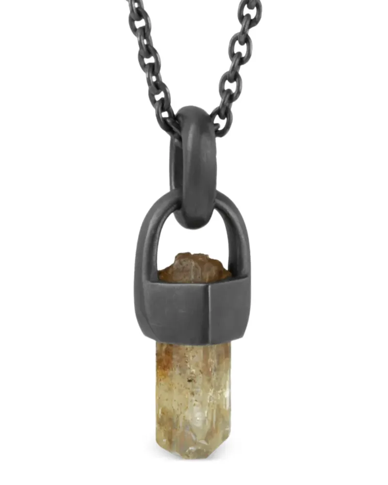 Parts Of Four sterling silver Talisman Imperial Topaz necklace - Grau Grau