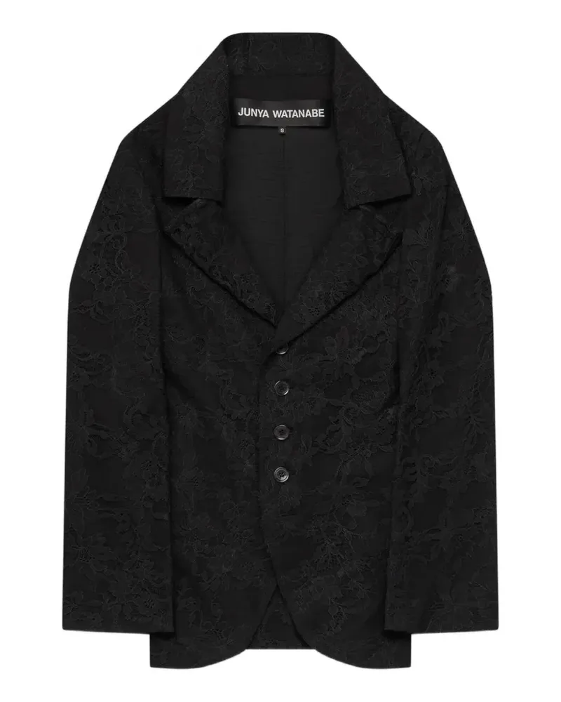 Junya Watanabe floral button jacket - Schwarz Schwarz