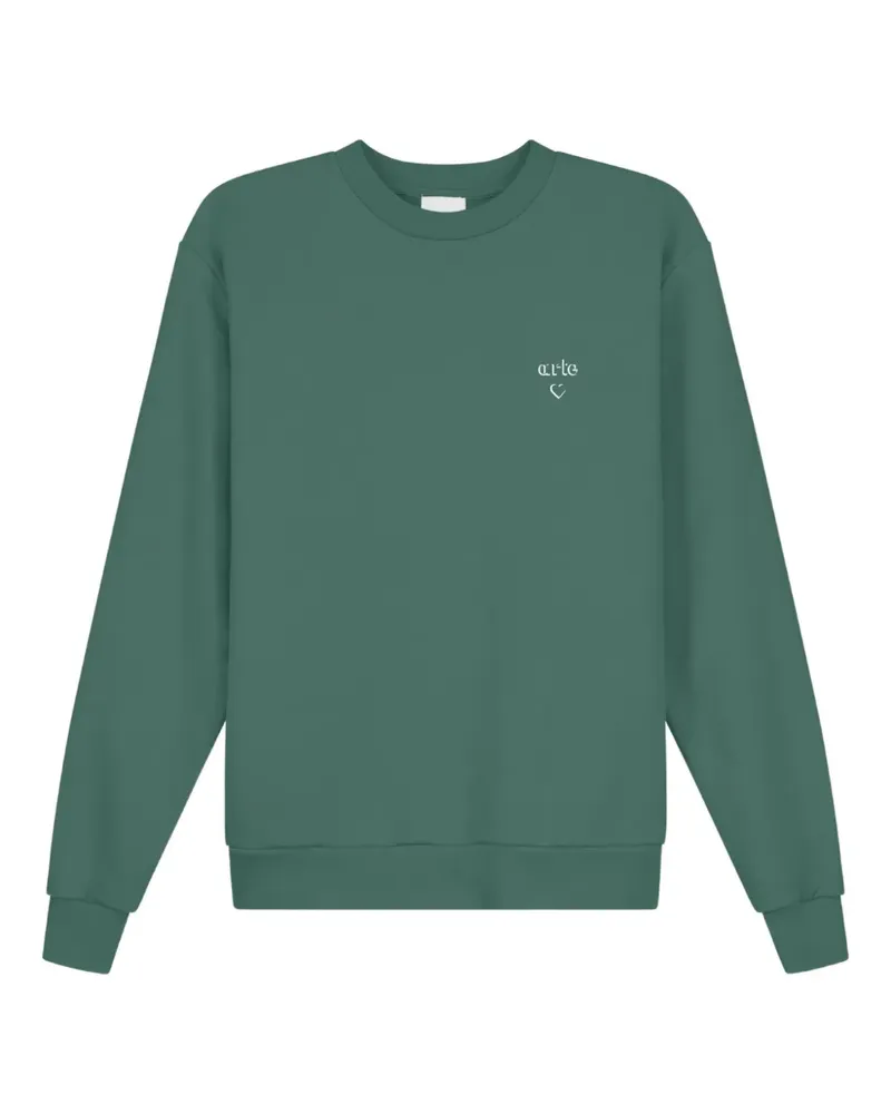 Arte Antwerp Sweatshirt mit Logo - Grün Grün
