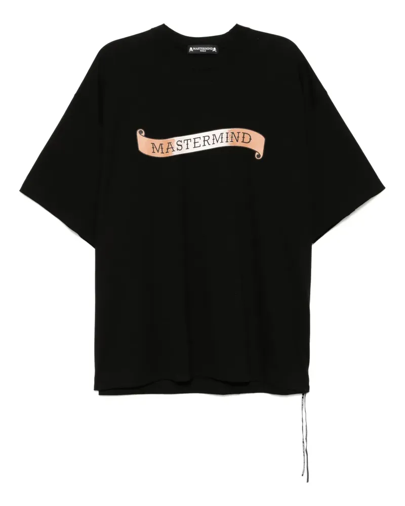 Mastermind World T-Shirt mit Totenkopf - Schwarz Schwarz