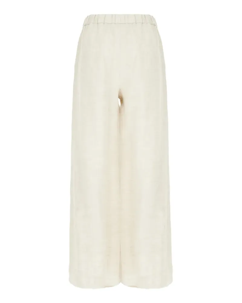 PANICALE Cashmere elasticated-waistband trousers - Nude Nude