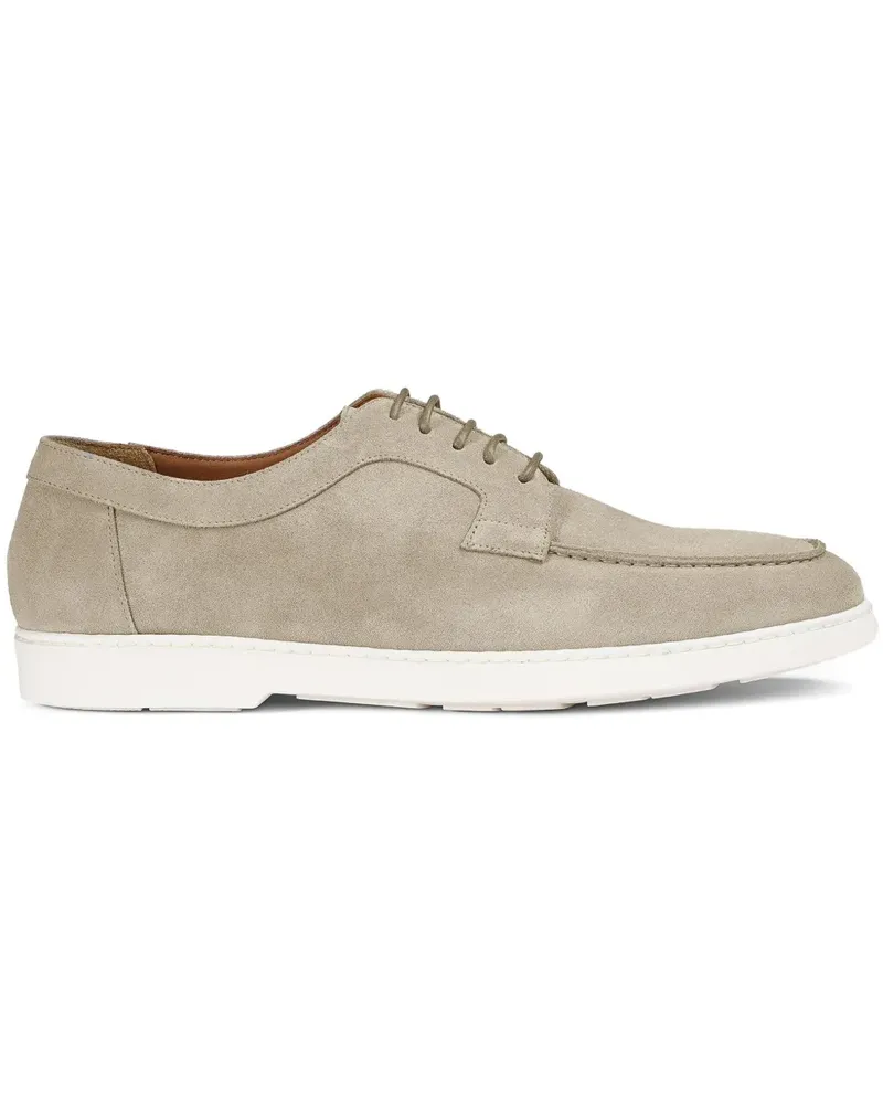 Doucal´s Schnürschuhe aus Wildleder - Nude Nude