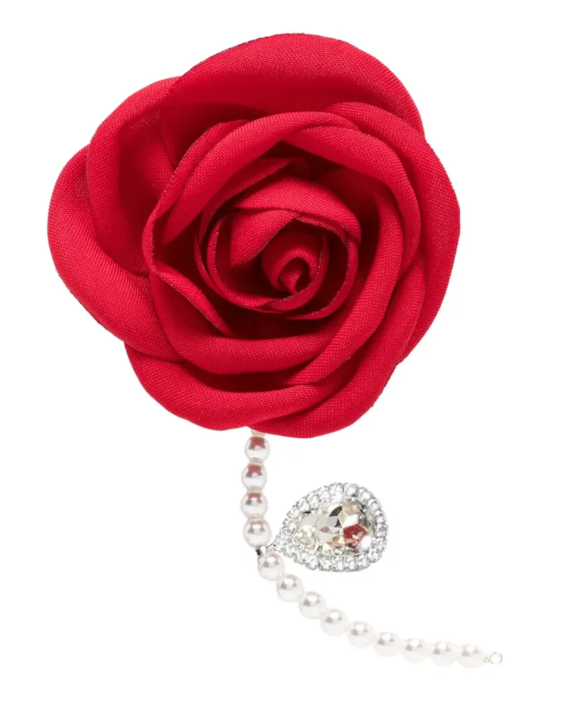 Magda Butrym flower-embellishment earrings - Silber Silber