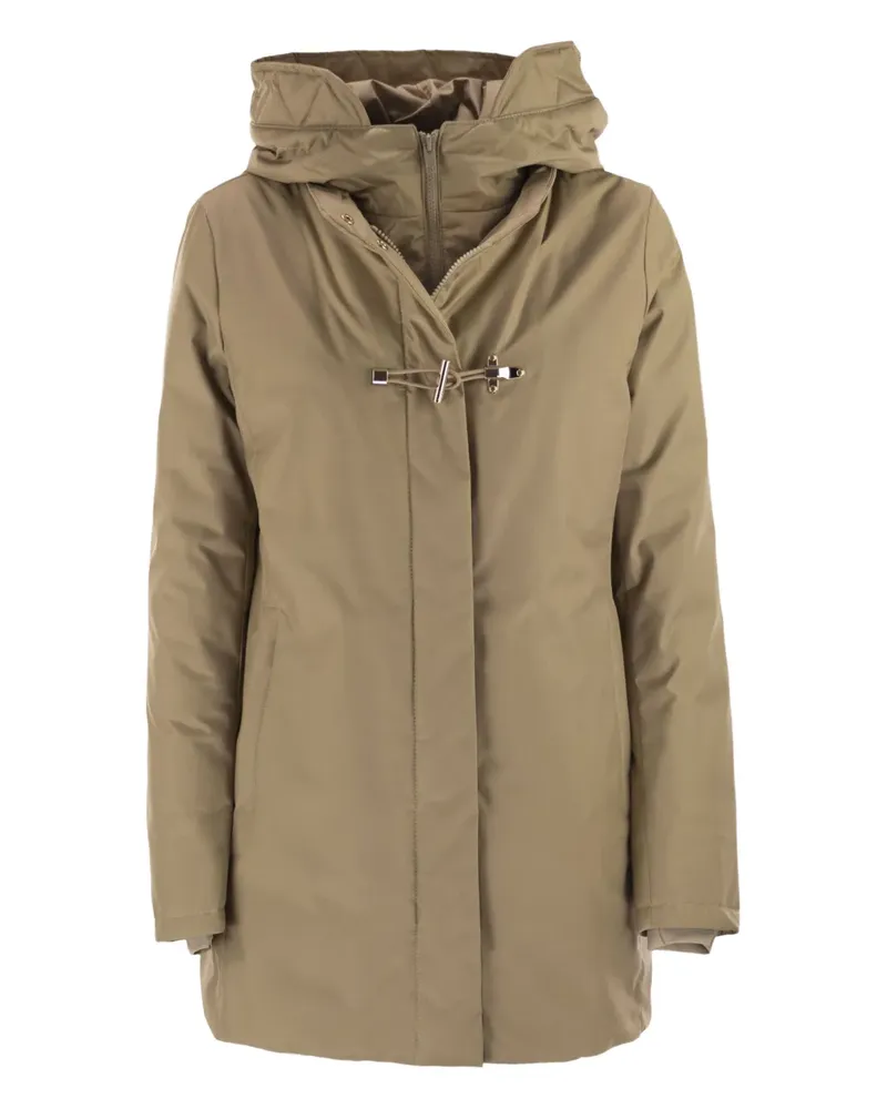Fay Kapuzenparka mit Reißverschluss - Nude Nude