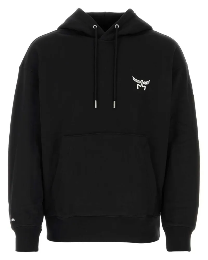 MCM Sweatshirt mit Logo-Print - Schwarz Schwarz