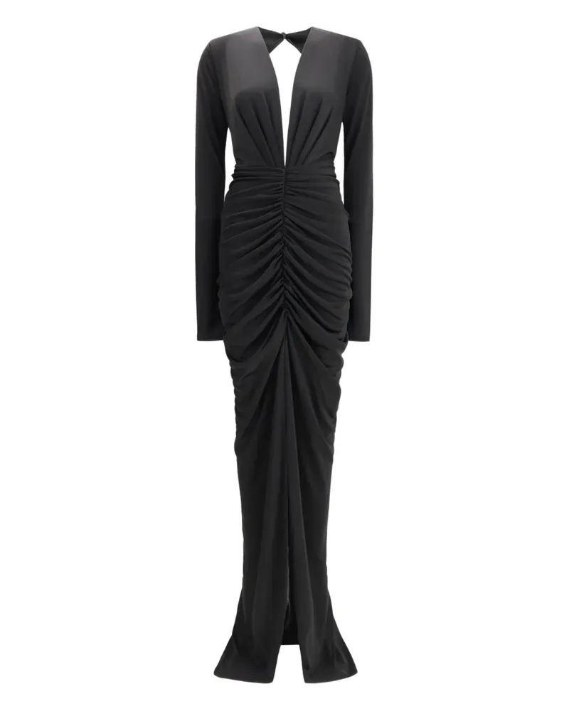 ANDAMANE Zelda Maxikleid - Schwarz Schwarz