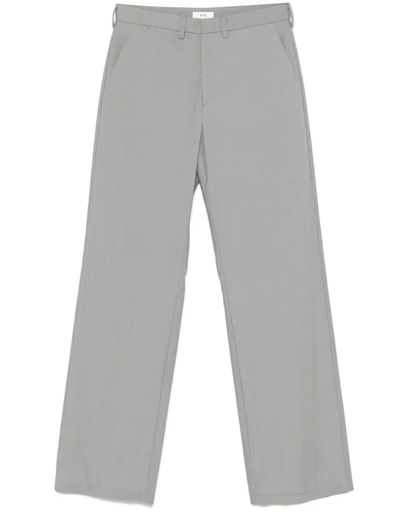 Rier Gewachste Popeline-Hose - Grau Grau